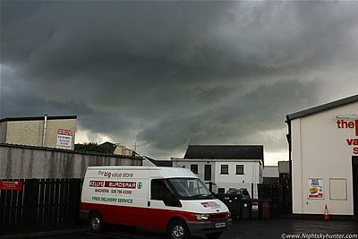 Maghera Funnel Cloud Outbreak - July 6th 2011